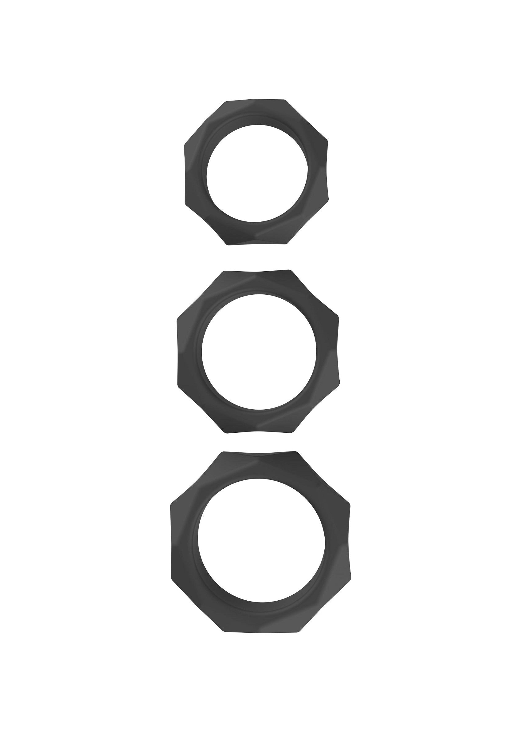 Performance masculine Hidden Desire Heavy C-Ring Set