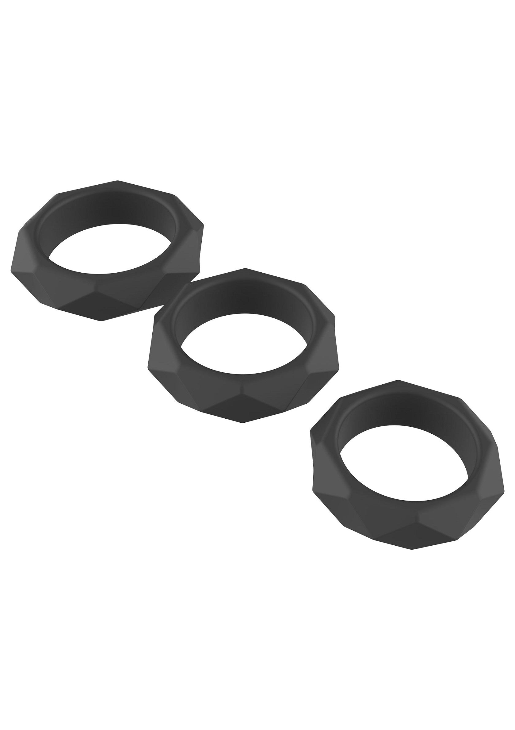 Performance masculine Hidden Desire Heavy C-Ring Set