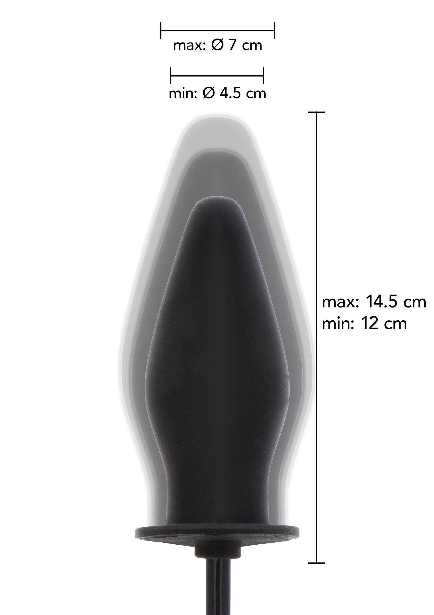 Jouet anal Hidden Desire Inflatable Butt Plug Advanced