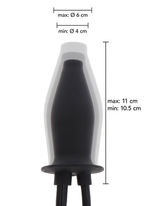 Jouet anal Hidden Desire Inflatable Lubricating Plug