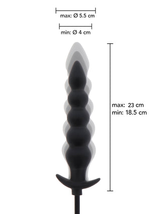 Jouet anal Hidden Desire Inflatable Ribbed Plug Advance