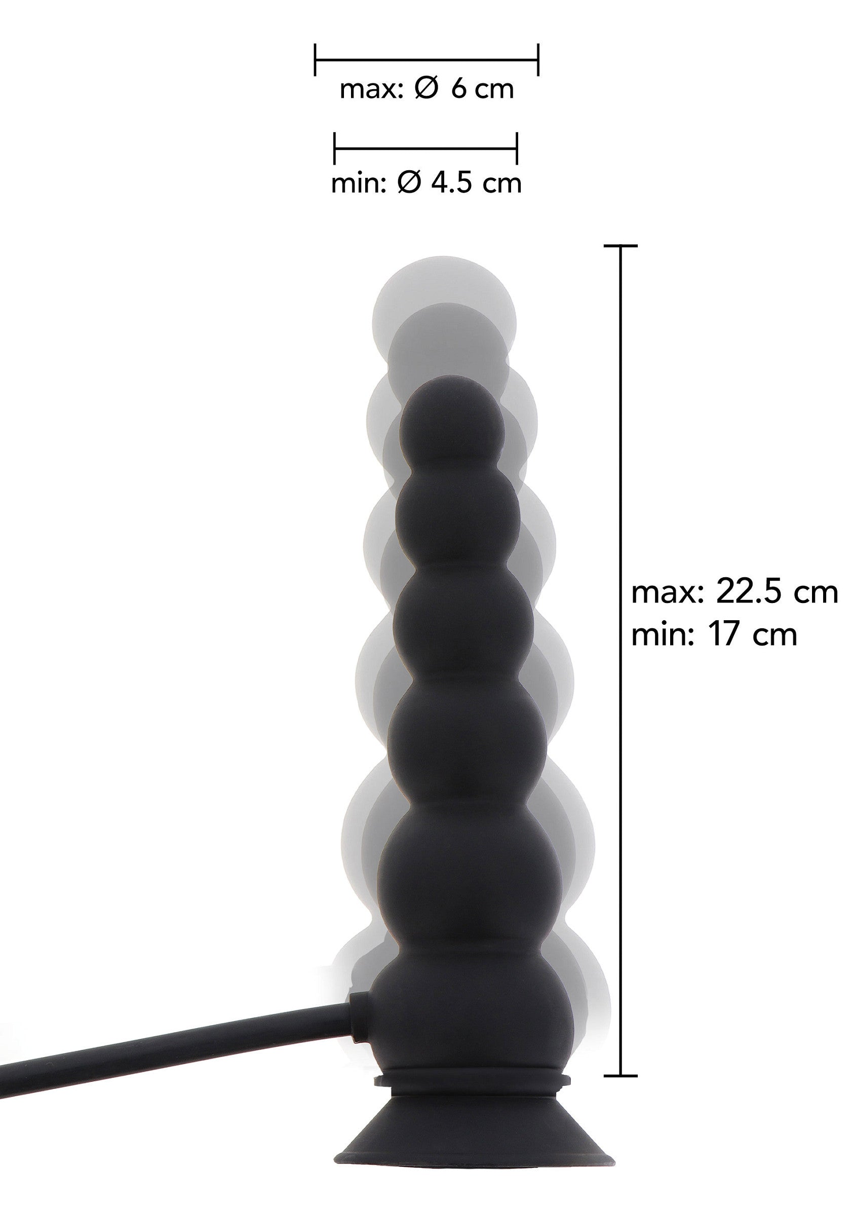 Jouet anal Hidden Desire Inflatable Suction Plug Expert
