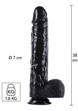 Jouet anal Hidden Desire Dong 38 cm