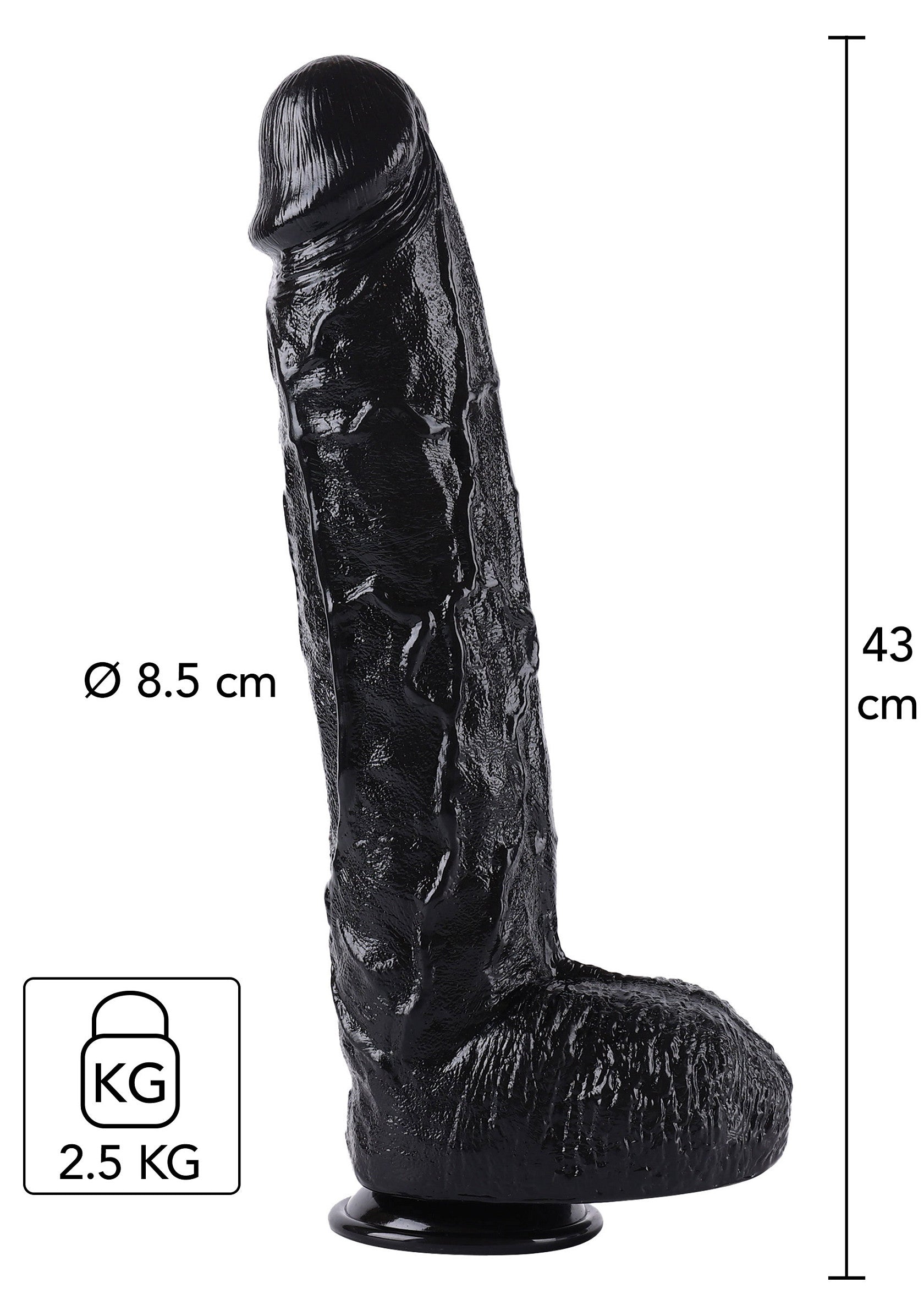 Jouet anal Hidden Desire Dong 43 cm