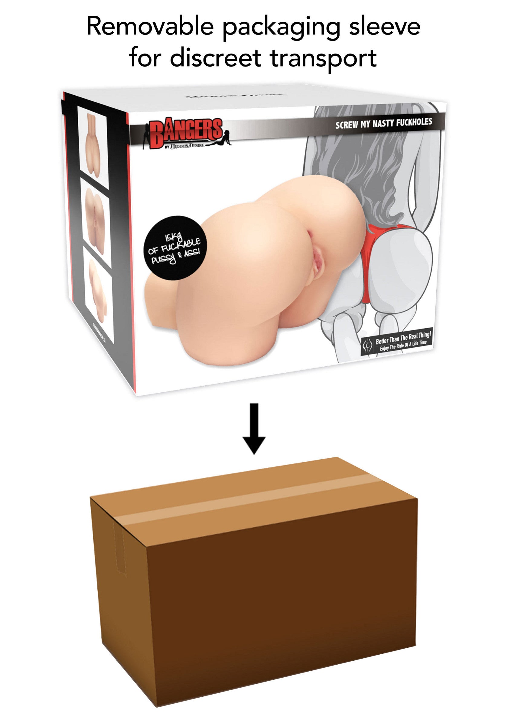 Masturbateur Hidden Desire Screw My Nasty Fuckholes 15 kg