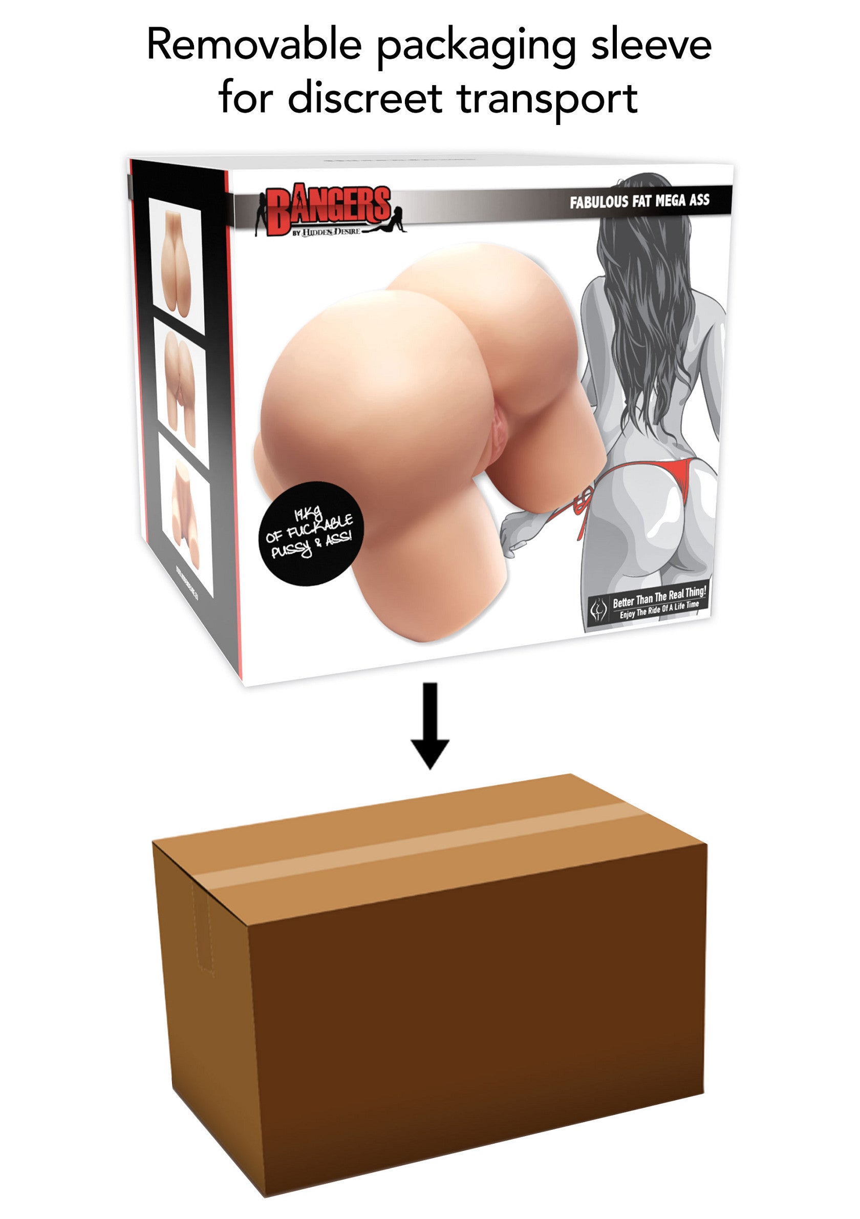 Masturbateur Hidden Desire Fabulous Fat Mega Ass 19 kg