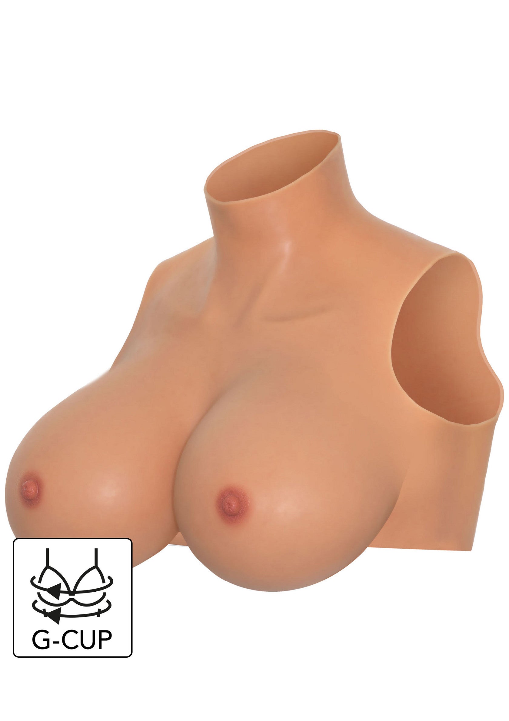 Lingerie Hidden Desire Wearable Breasts Crop Top G Cup