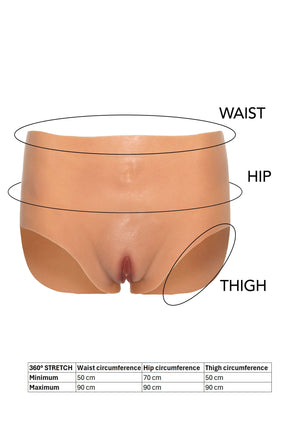 Lingerie Hidden Desire Open Vagina Brief High Waist