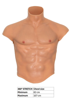 Lingerie Hidden Desire Silicone Torso Pecs and Abs