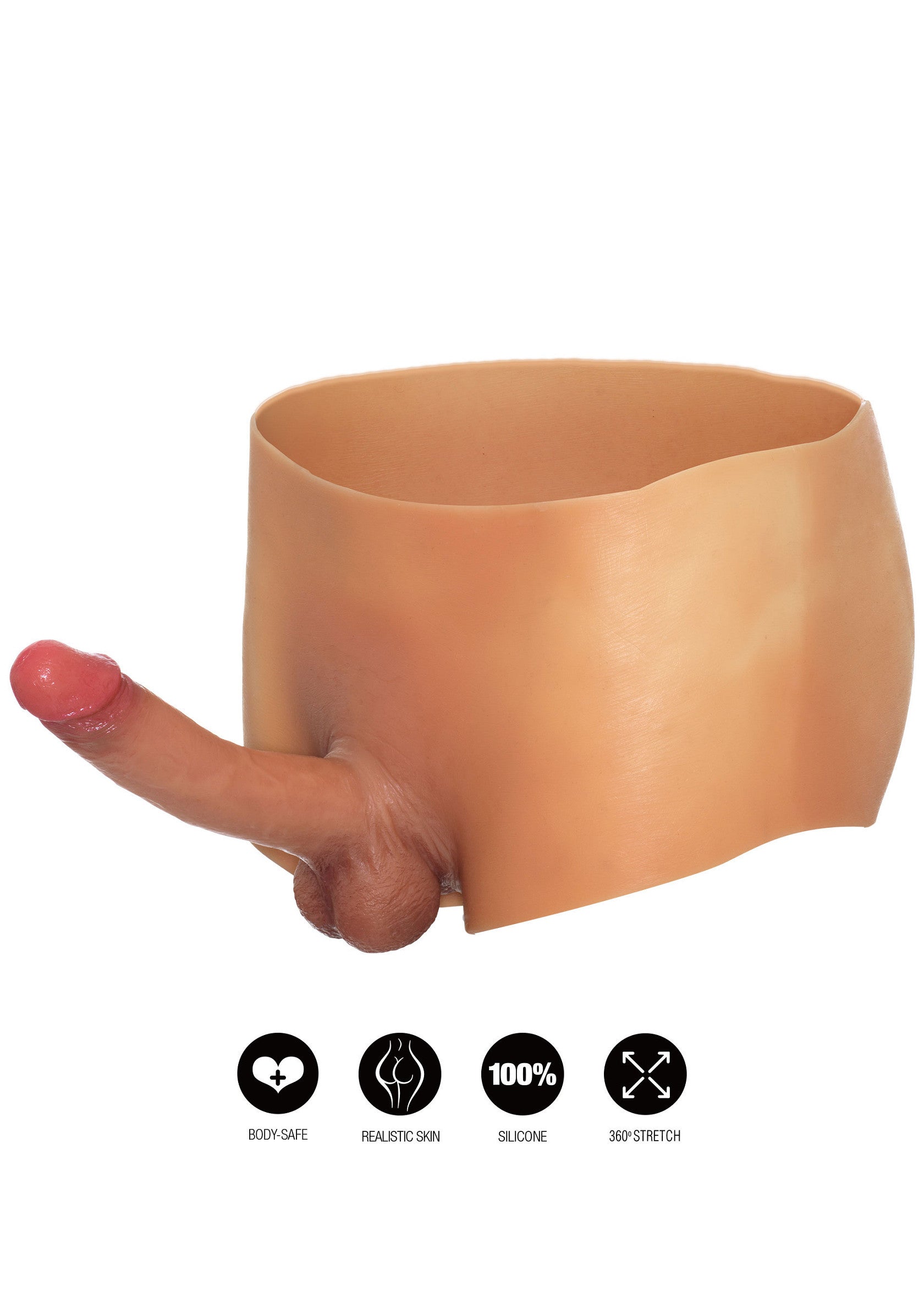 Lingerie Hidden Desire Penis Boxershort 18 cm Dildo