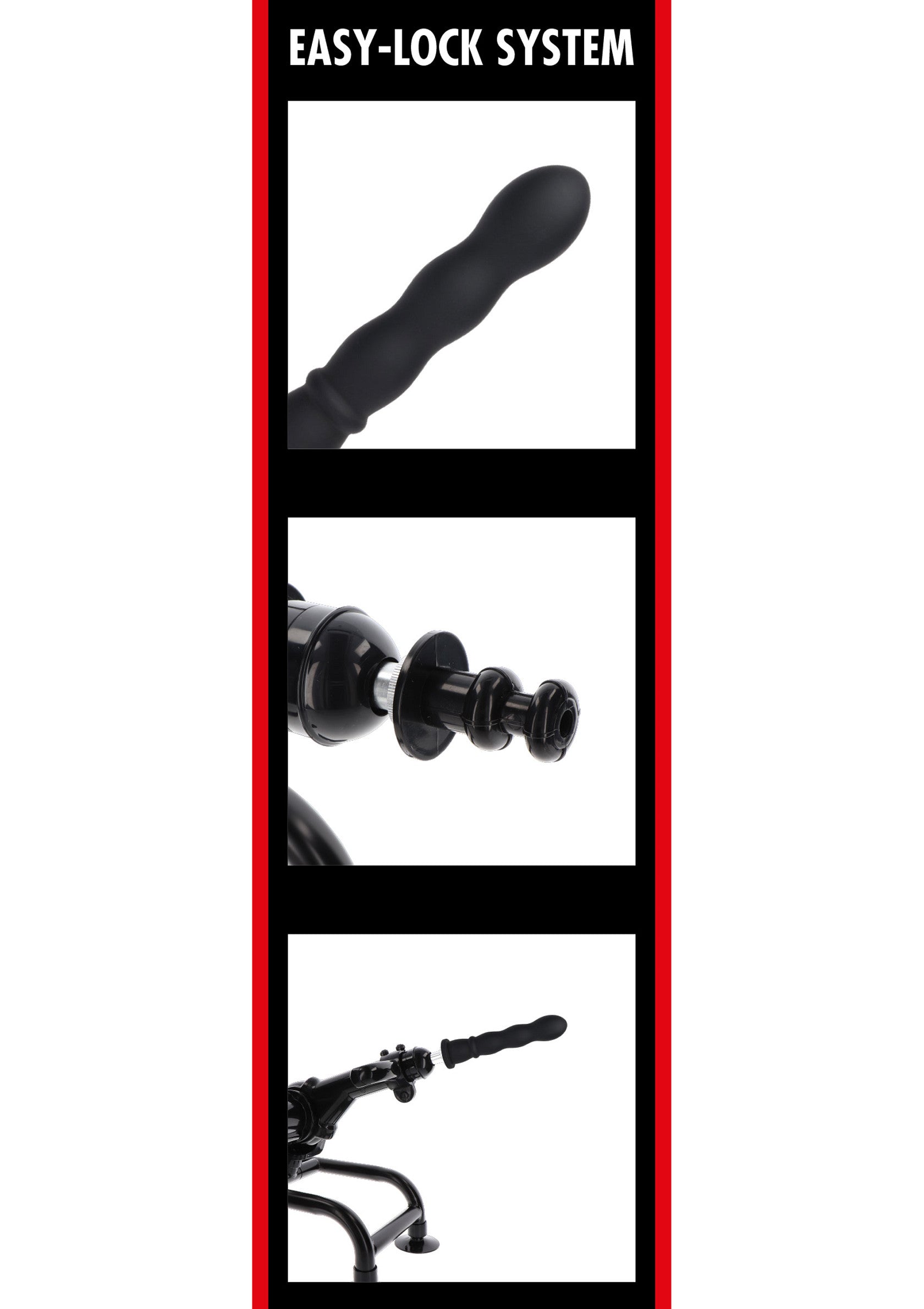 Accessoire Hidden Desire Wave Dong Easy-Lock 19 cm