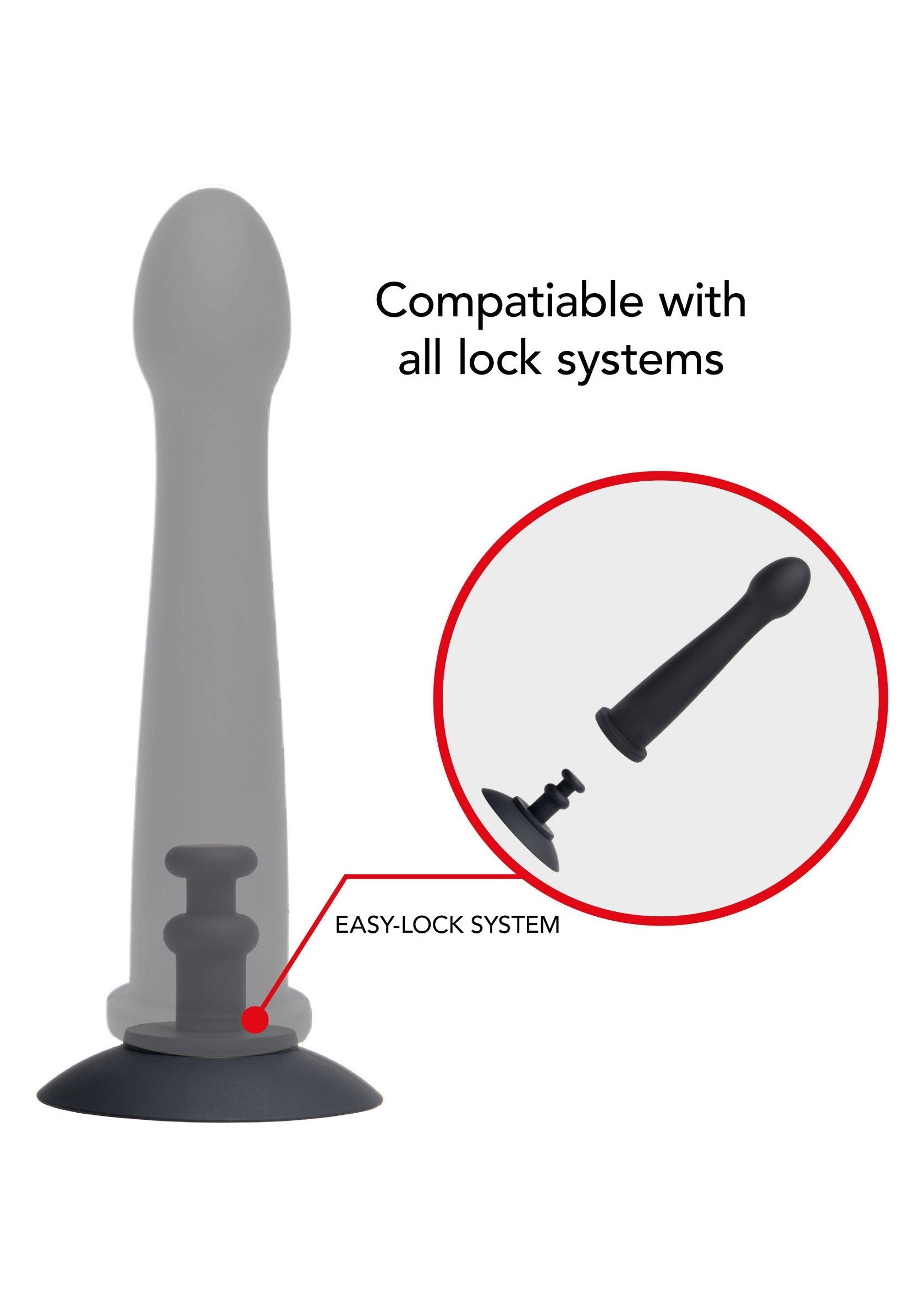 Accessoire Hidden Desire Easy-Lock Suction Cup