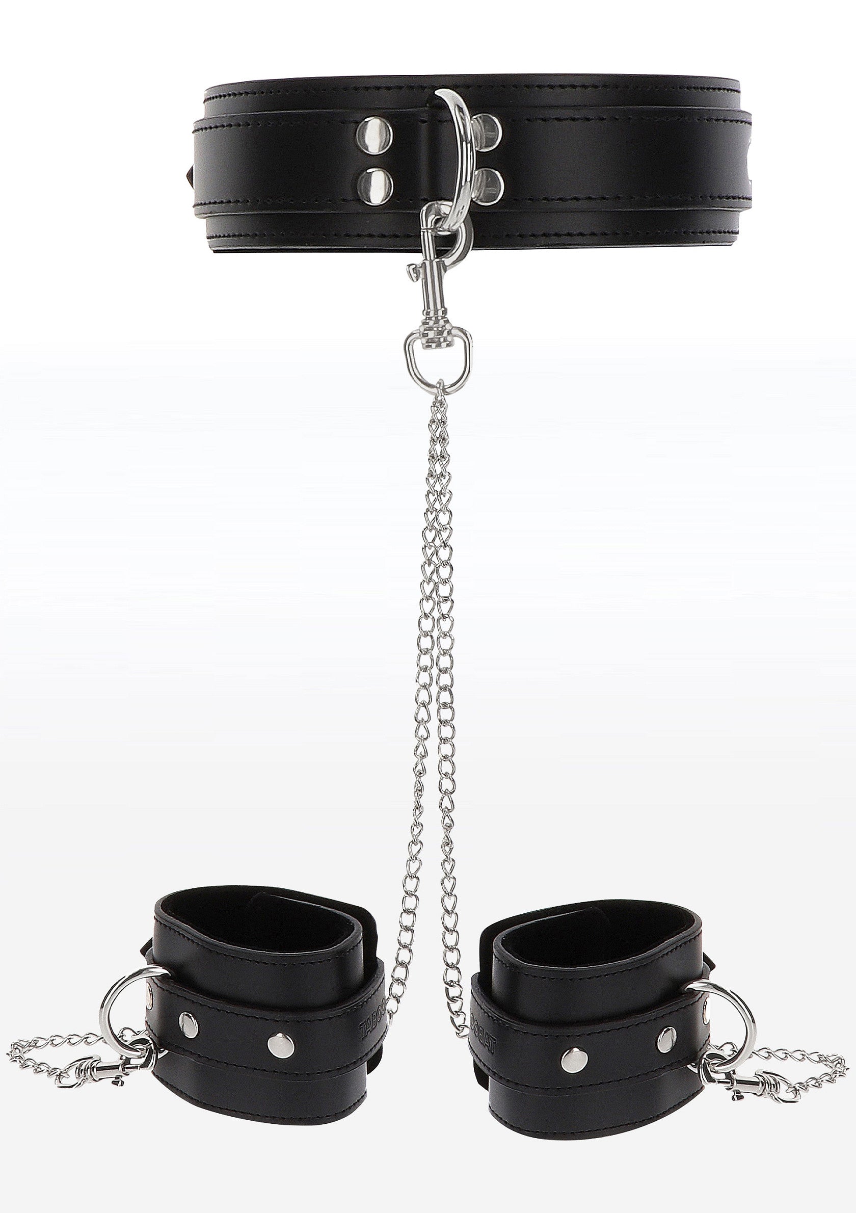 Accessoire BDSM Taboom Heavy Collar and Wrist Cuffs