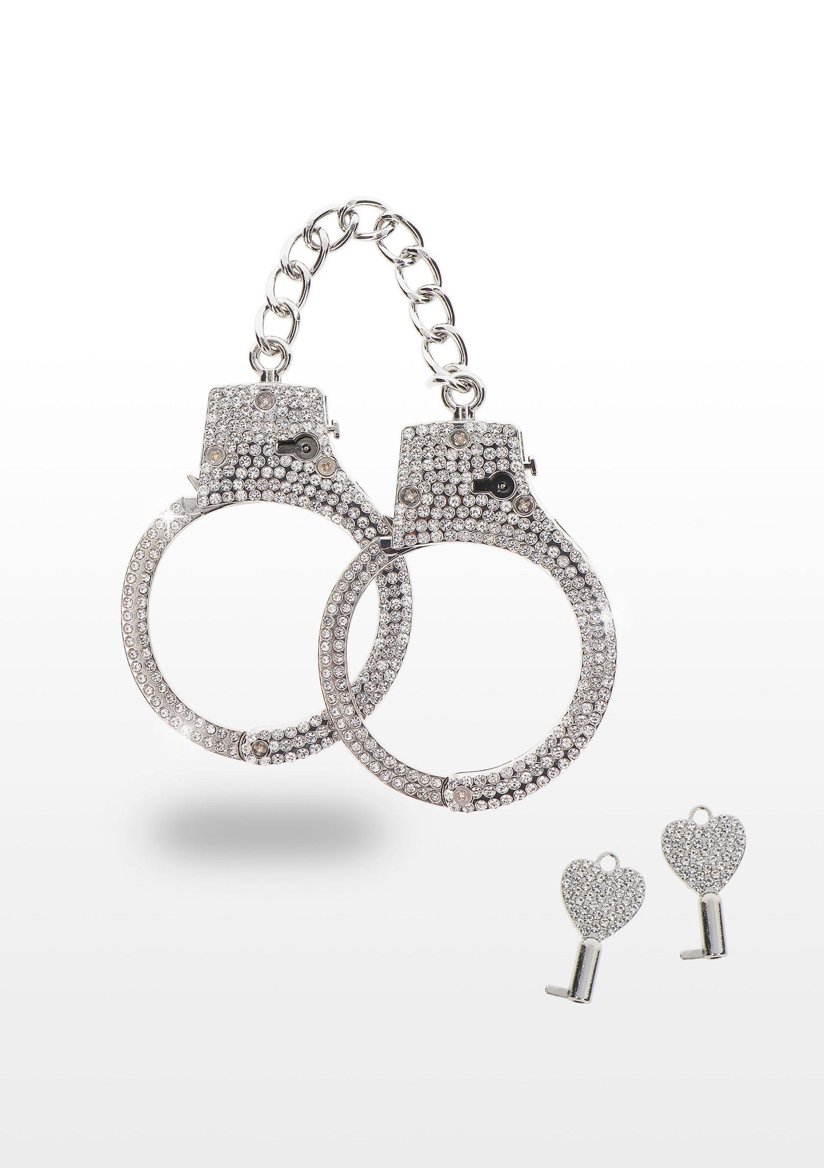 Accessoire BDSM Taboom Diamond Wrist Cuffs Silver