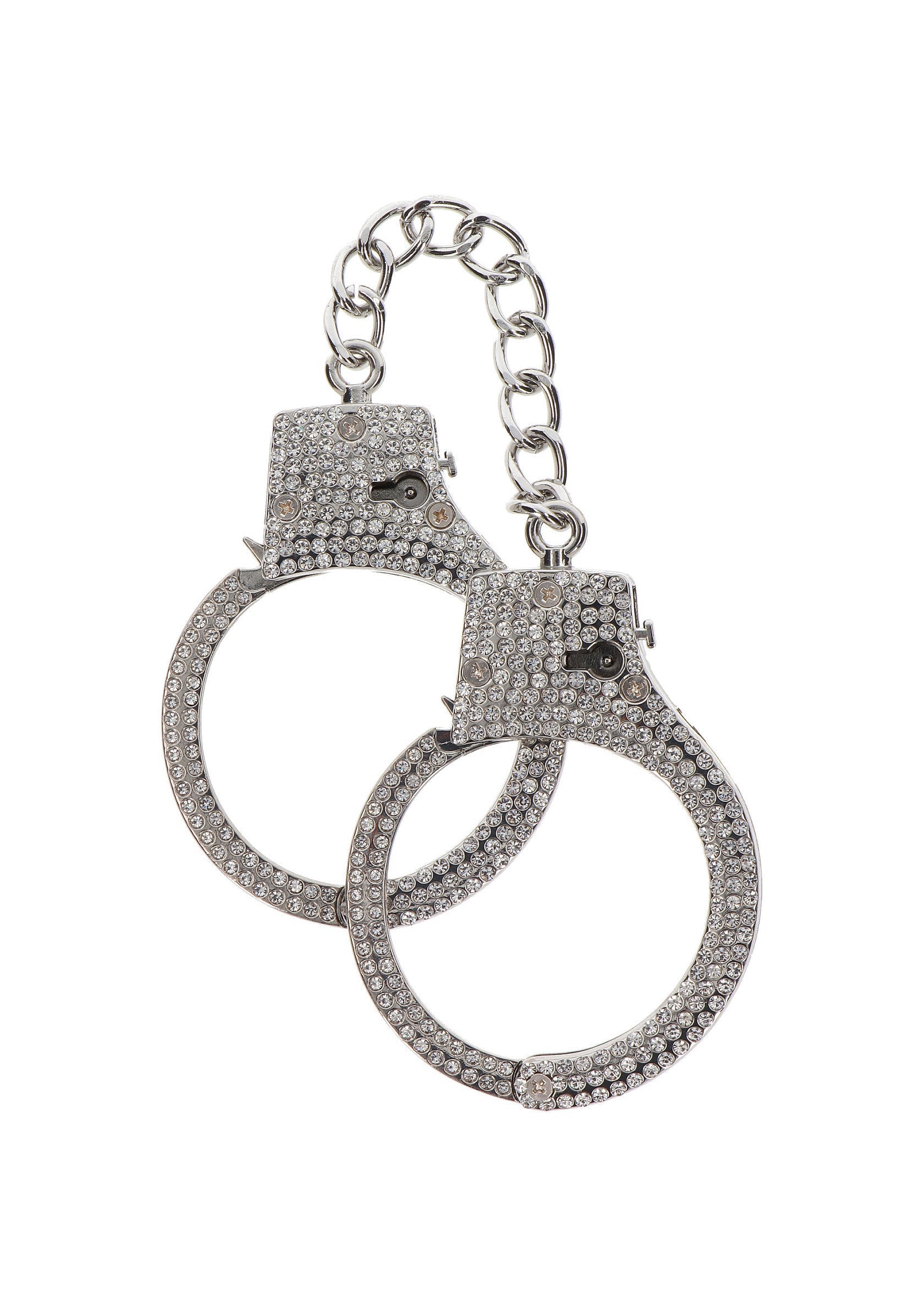Accessoire BDSM Taboom Diamond Wrist Cuffs Silver