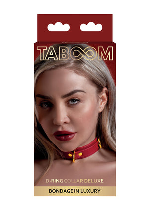 Accessoire BDSM Taboom D-Ring Collar Deluxe