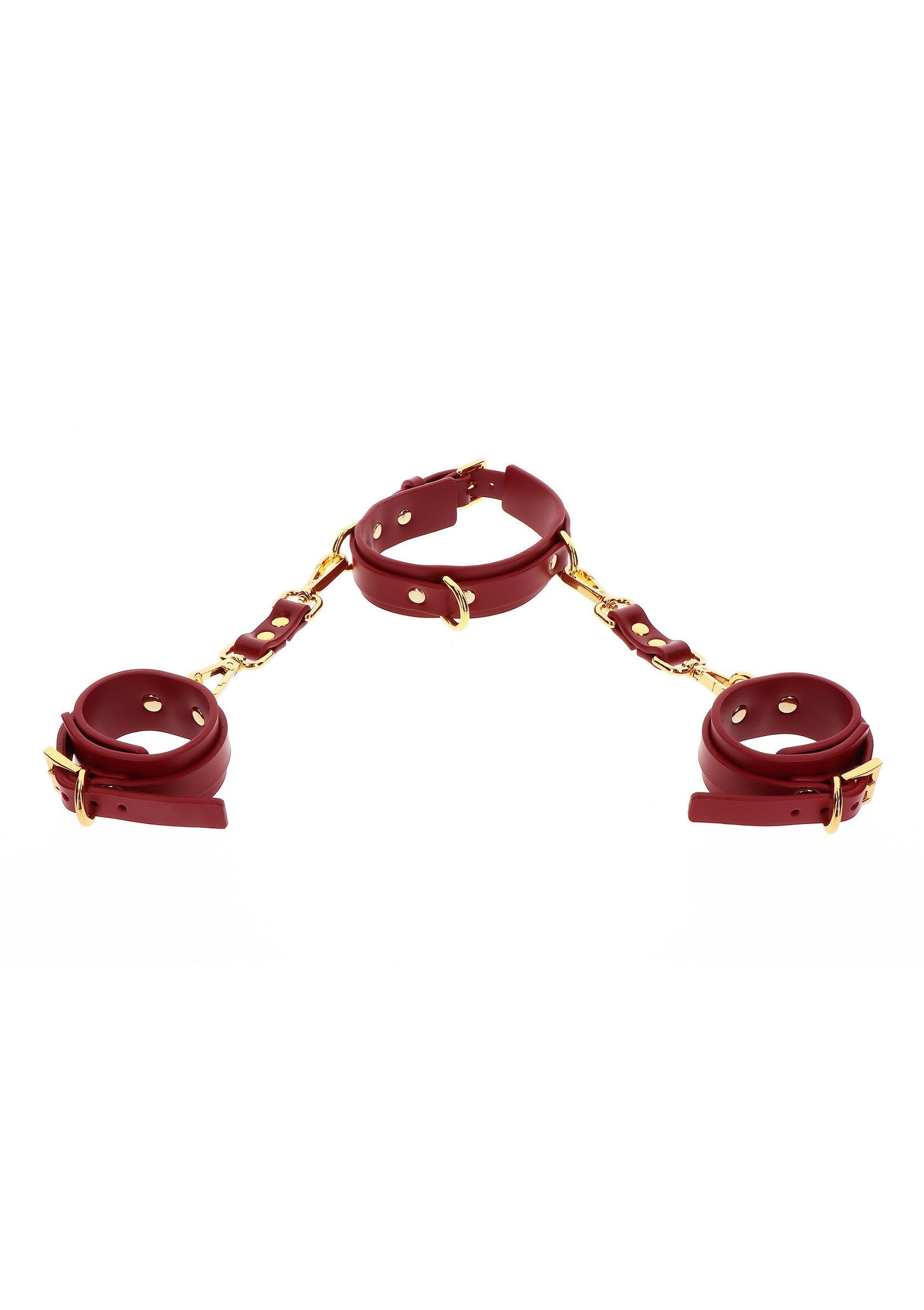 Accessoire BDSM Taboom D-Ring Collar and Wrist Cuffs
