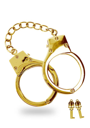Accessoire BDSM Taboom Gold Plated BDSM Handcuffs