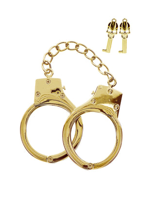 Accessoire BDSM Taboom Gold Plated BDSM Handcuffs