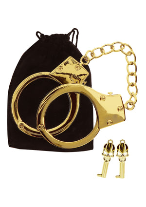 Accessoire BDSM Taboom Gold Plated BDSM Handcuffs