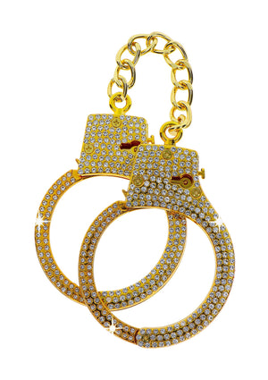 Accessoire BDSM Taboom Diamond Wrist Cuffs Gold