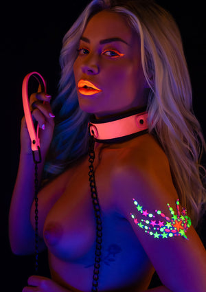 Accessoire BDSM Taboom Collar and Chain Leash