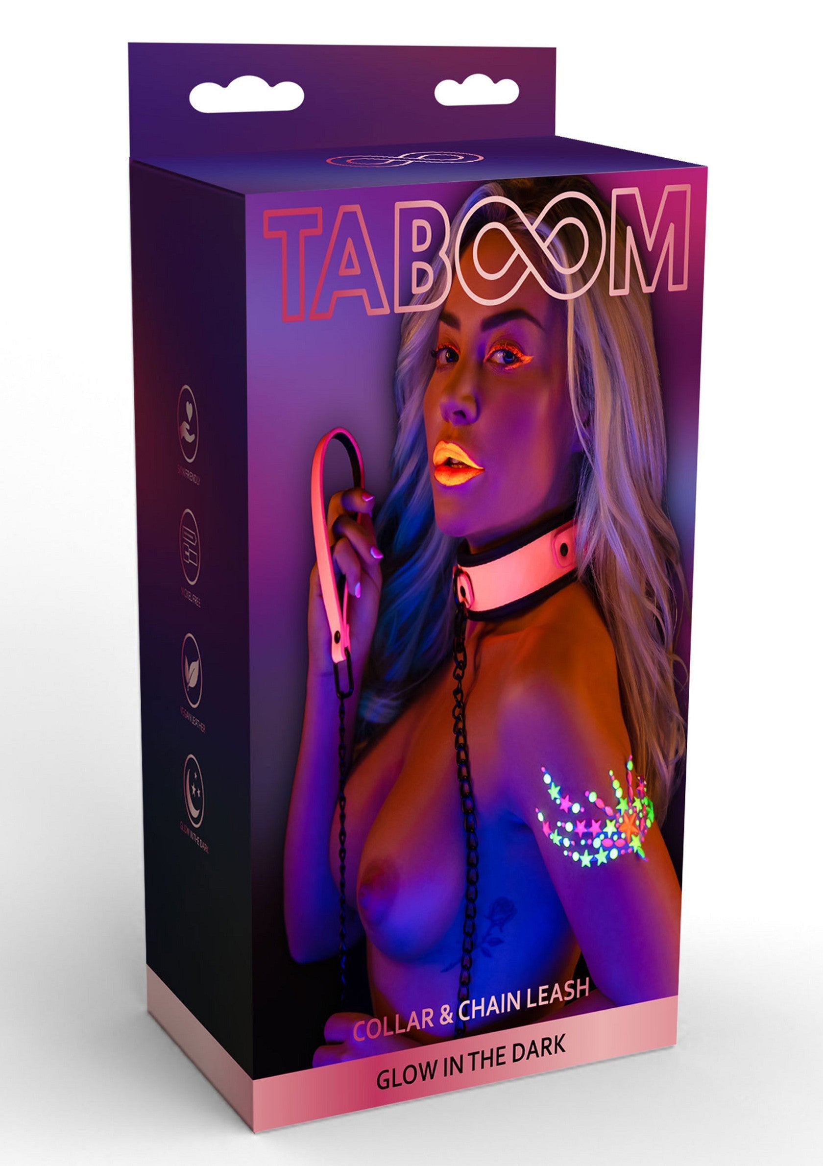 Accessoire BDSM Taboom Collar and Chain Leash