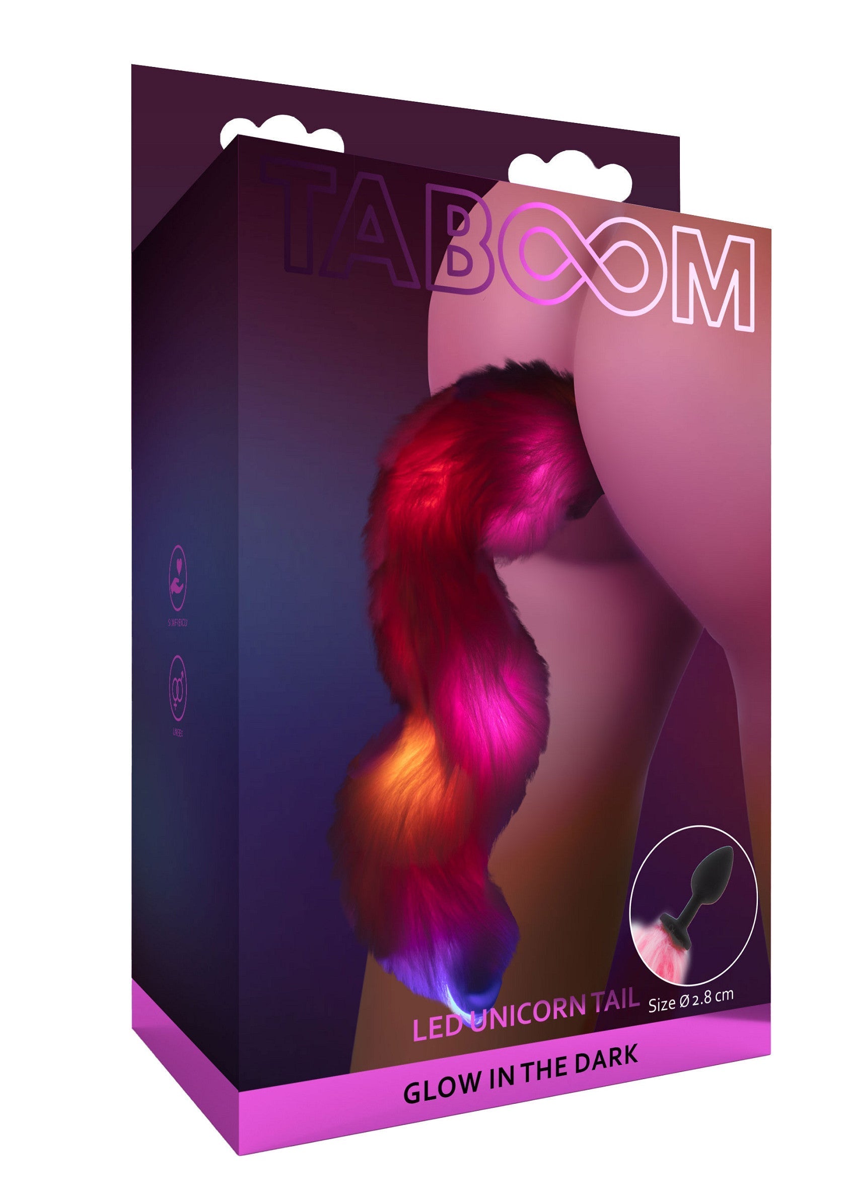 Jouet anal Taboom Unicorn Tail & Buttplug LED