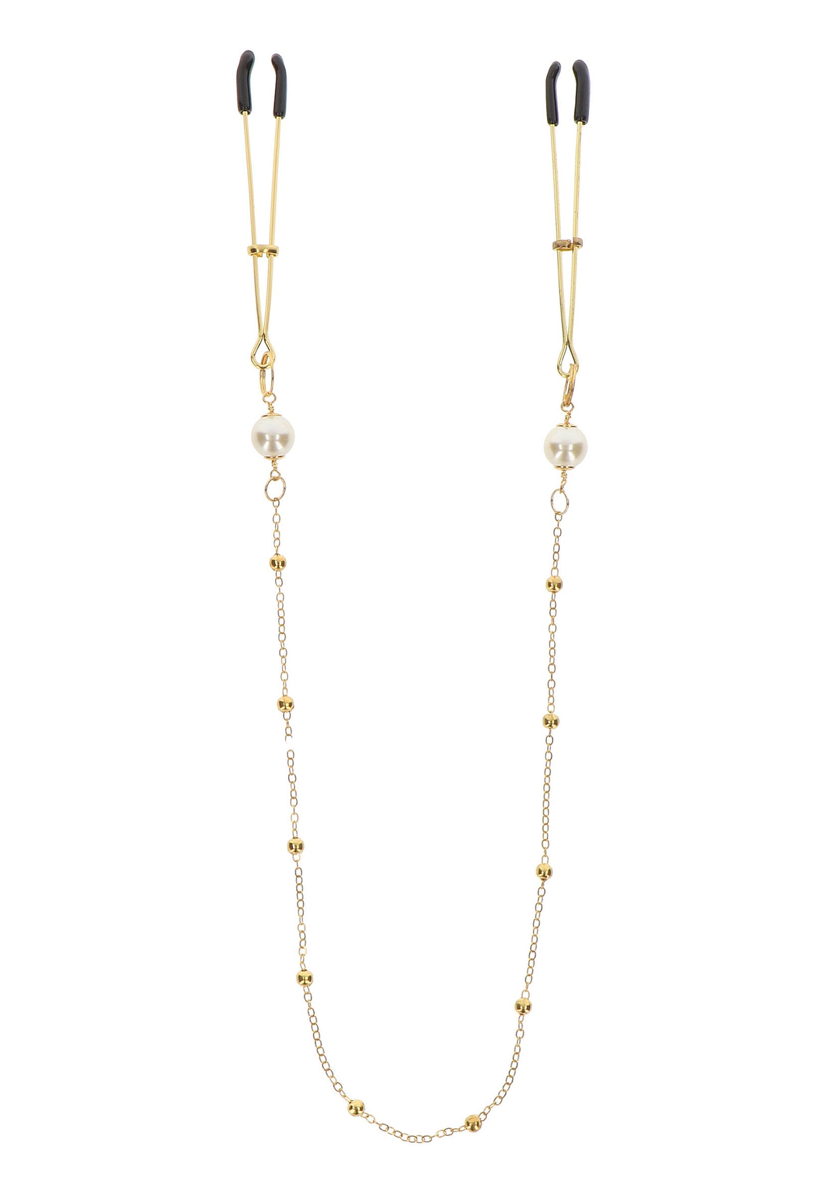 Accessoire BDSM Taboom Tweezers Pearl & Deluxe Chain