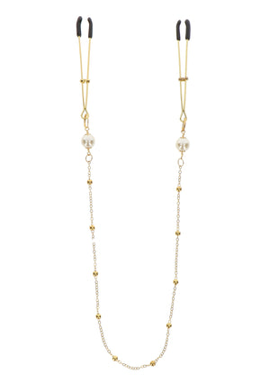 Accessoire BDSM Taboom Tweezers Pearl & Deluxe Chain