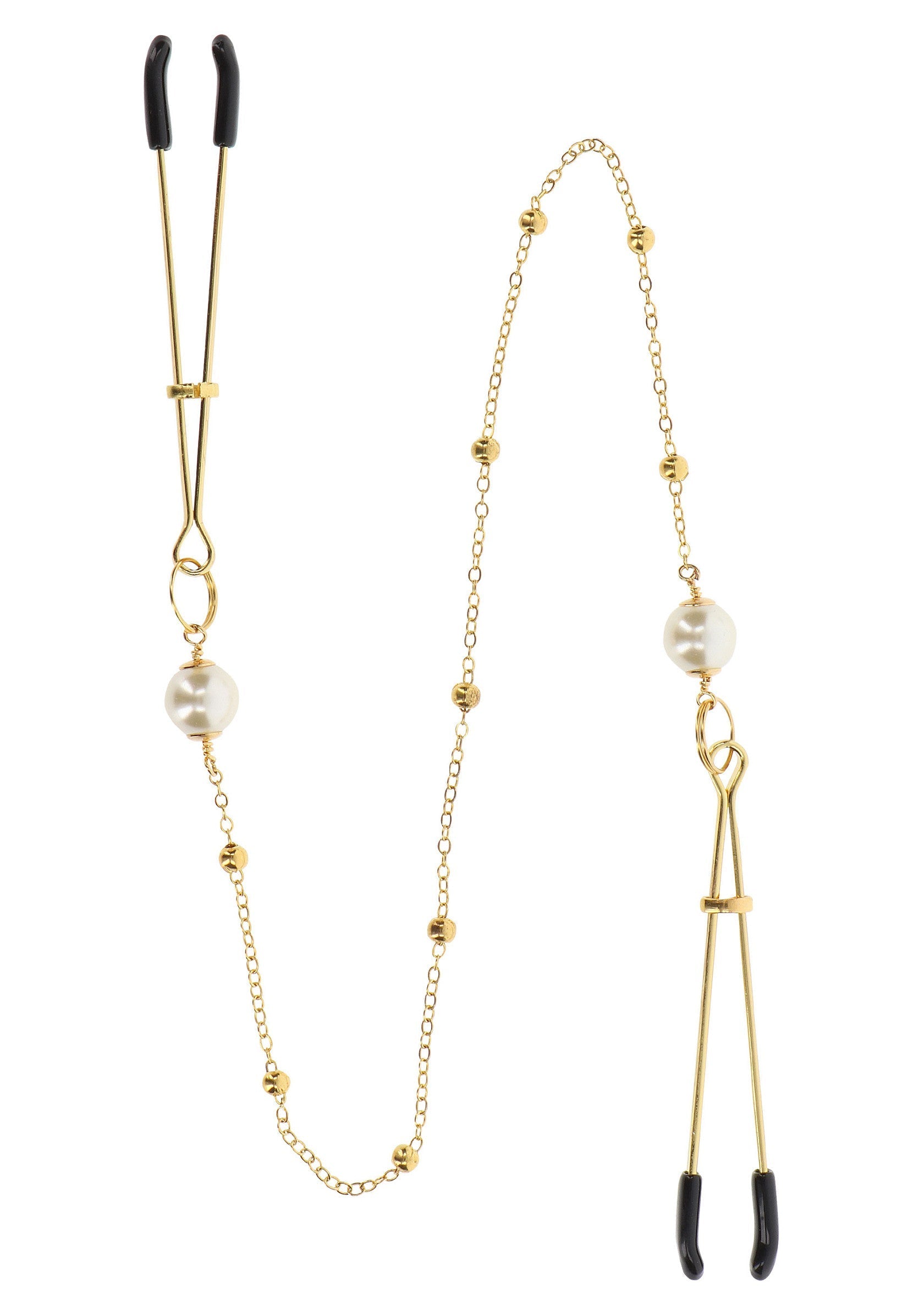 Accessoire BDSM Taboom Tweezers Pearl & Deluxe Chain