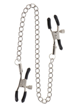 Accessoire BDSM Taboom Adjustable Clamps With Chain