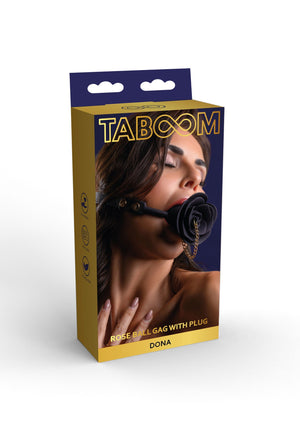 Accessoire BDSM Taboom Rose Ball Gag with Plug
