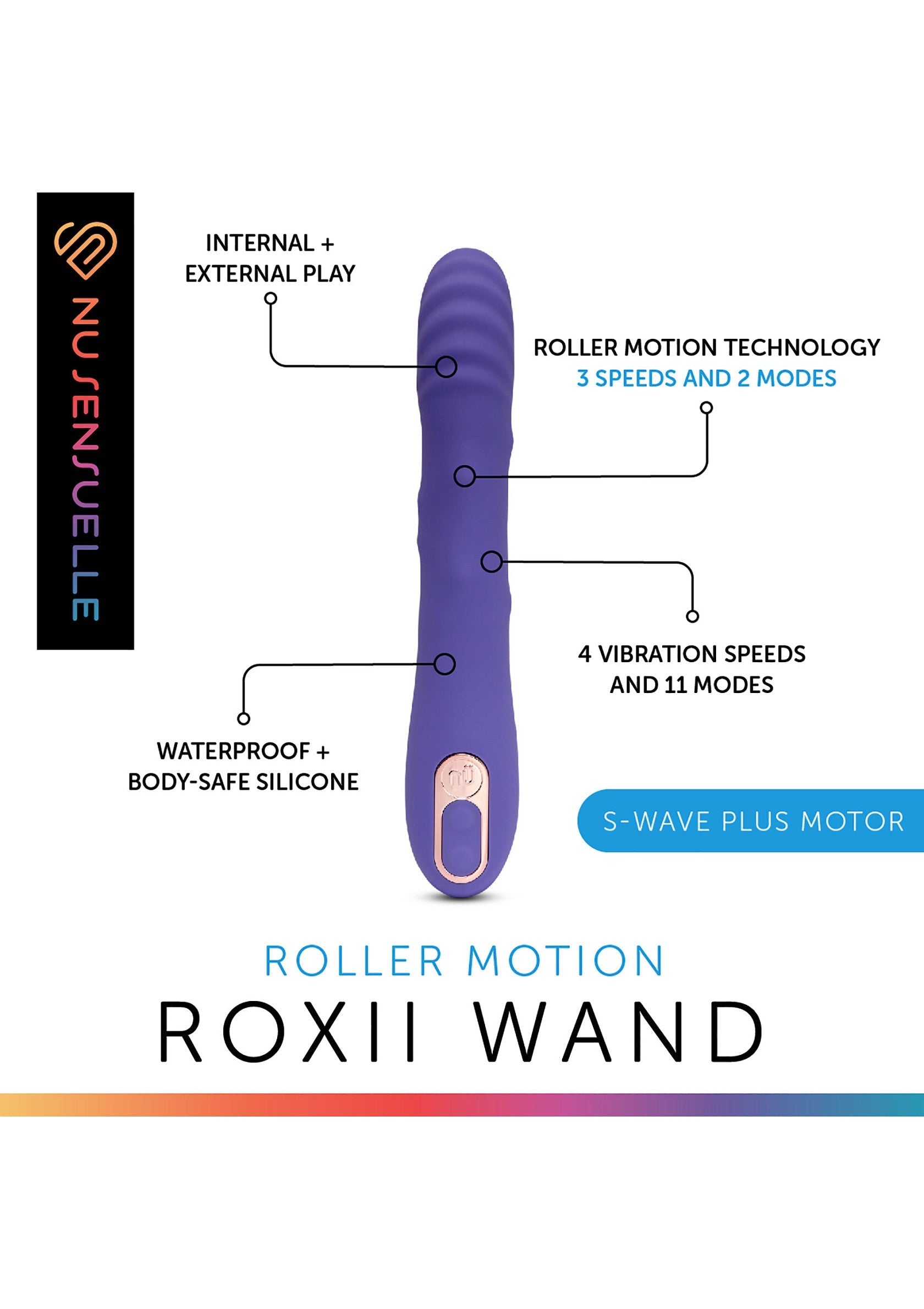 Vibromasseur Nu Sensuelle Roxii Roller Motion Wand
