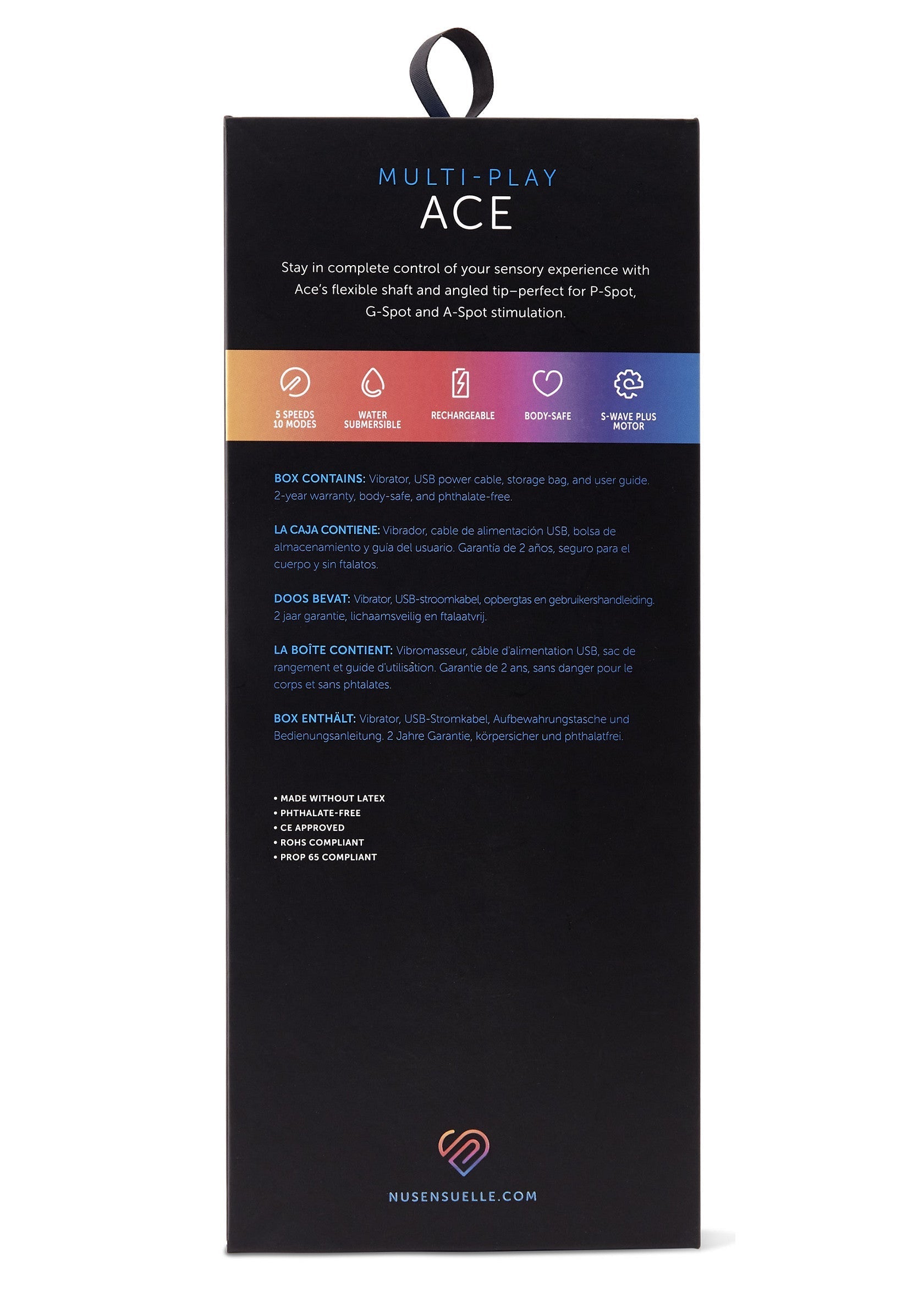 Jouet anal Nu Sensuelle ACE Multi-Play Vibrator