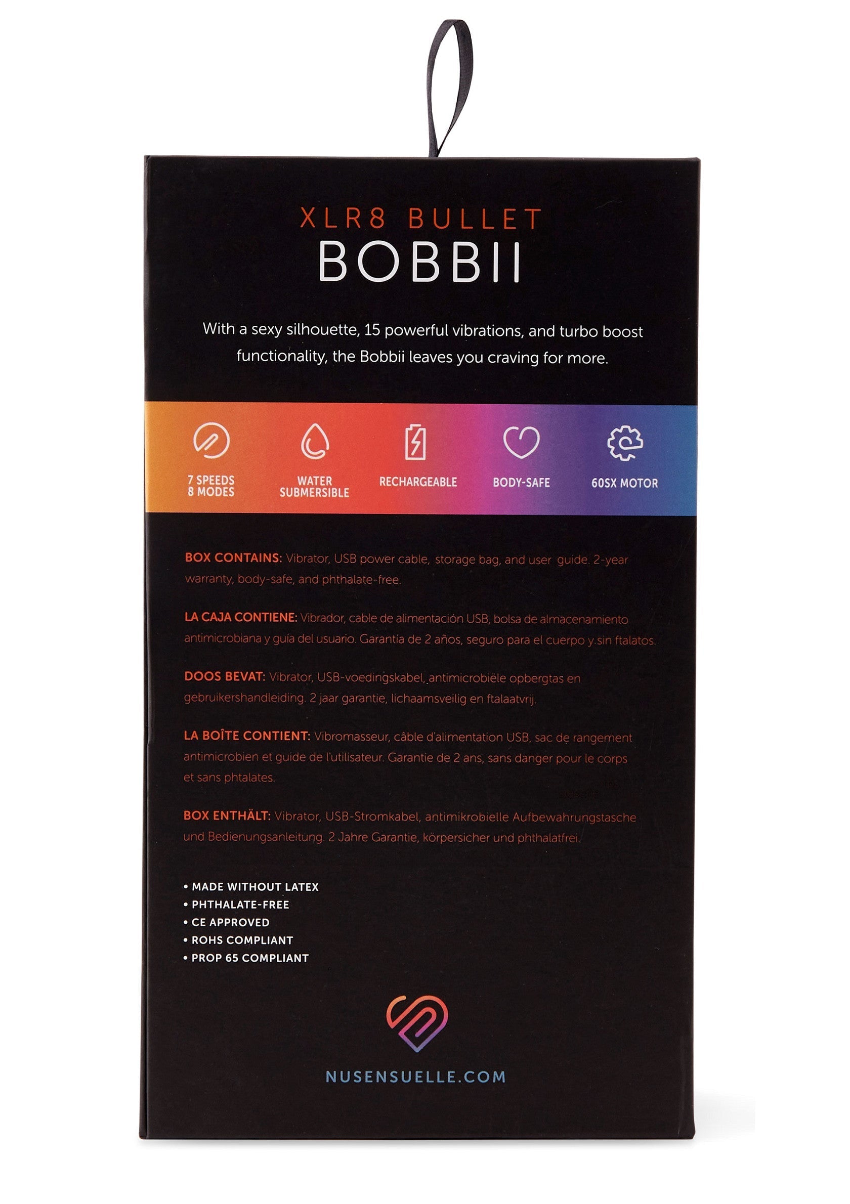 Stimulateur Nu Sensuelle Bobbii XLR8 Bullet