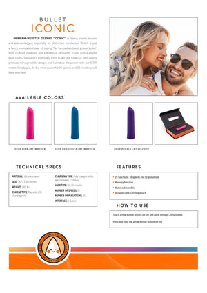 Stimulateur Nu Sensuelle Iconic Bullet