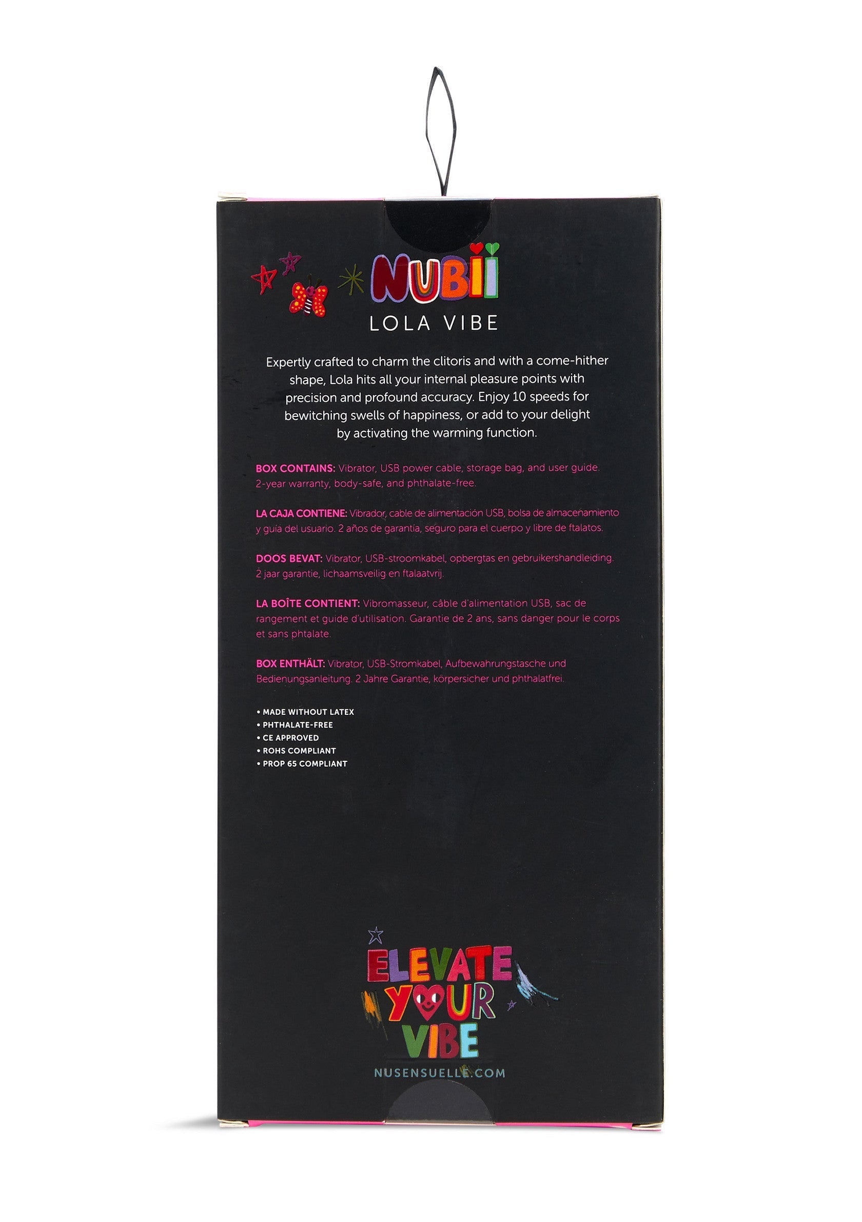 Vibromasseur Nu Sensuelle Lola Flexible Warming Vibrator