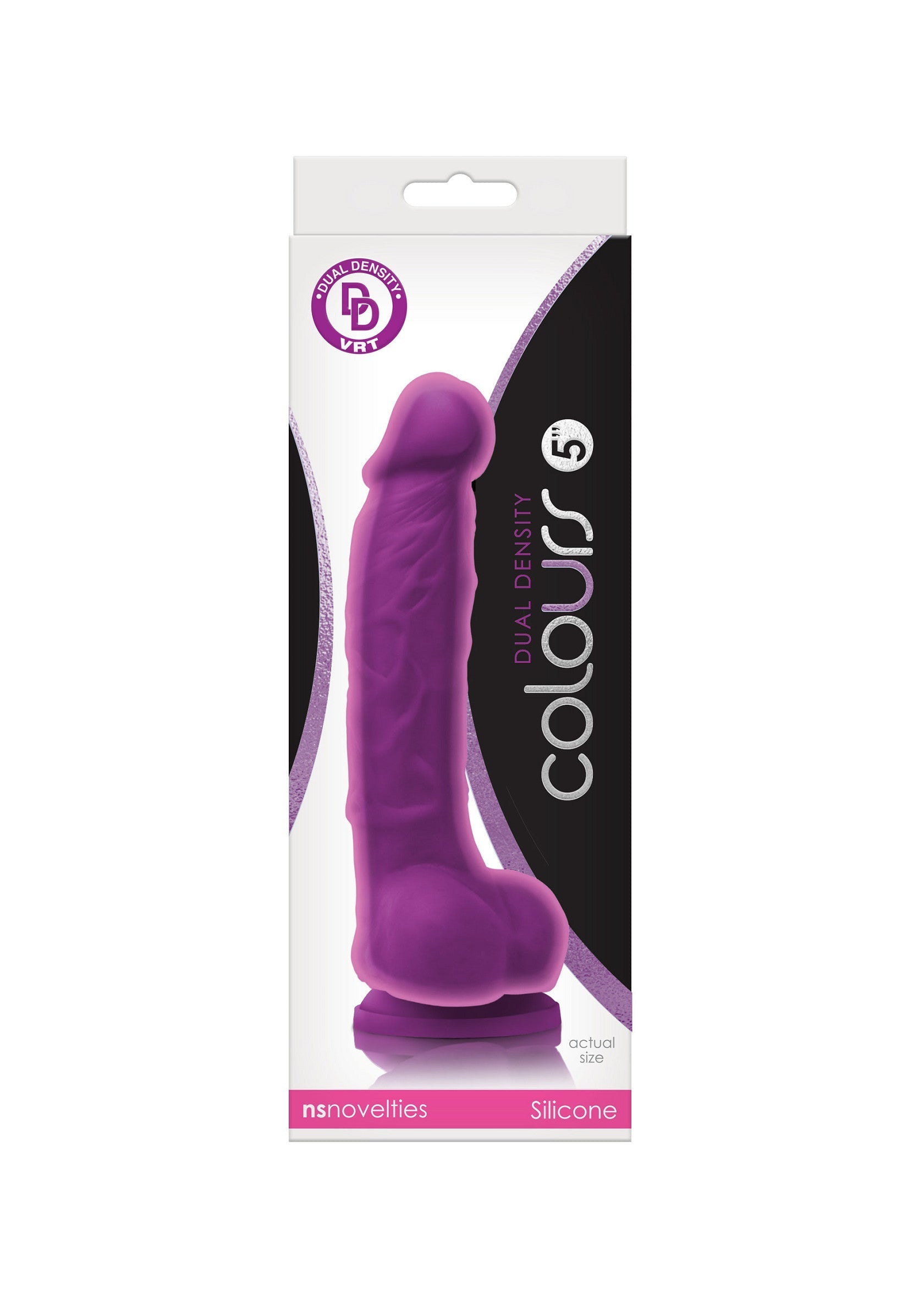Dildo NS Novelties Colours Dual Density 5 inch