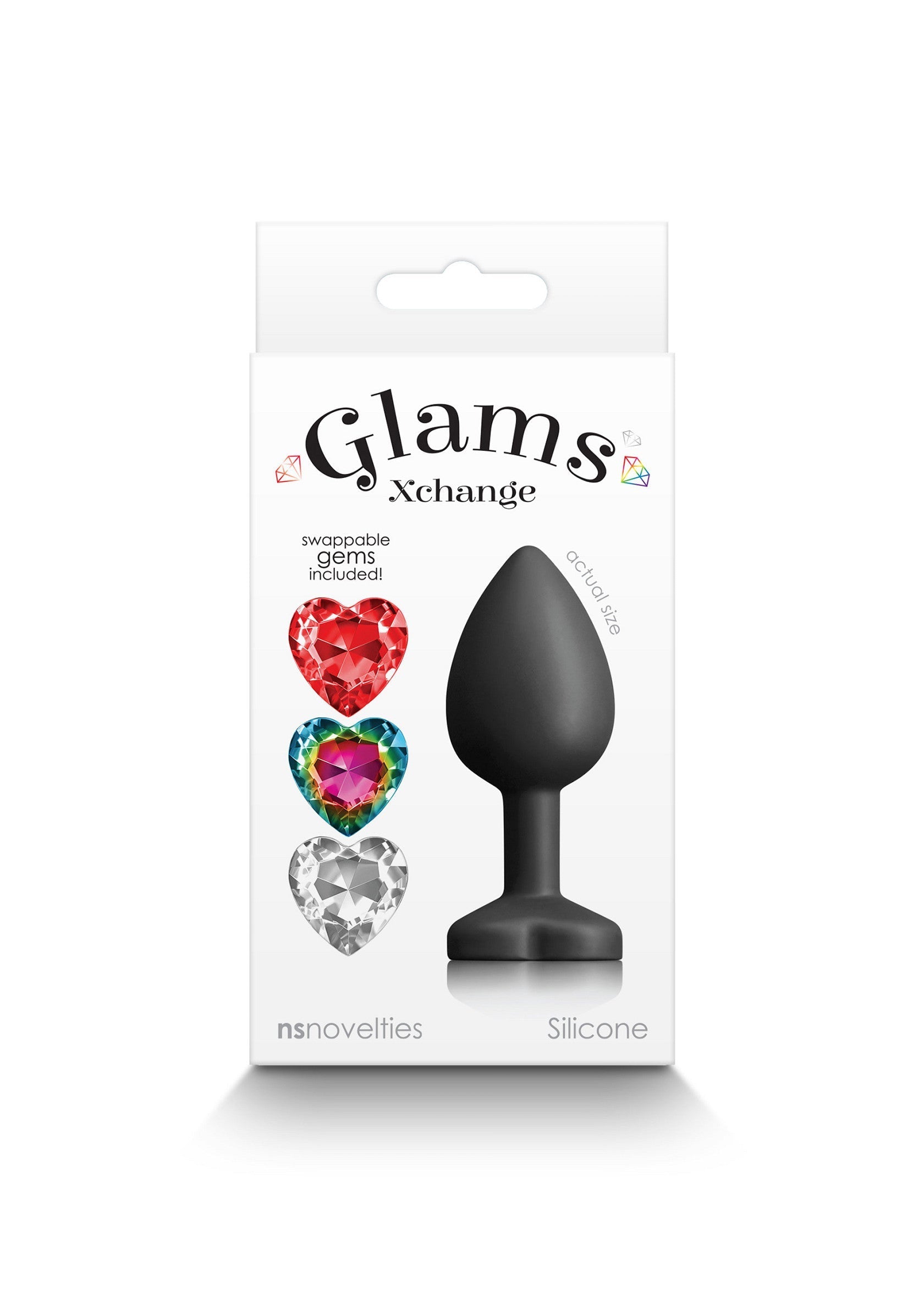 Jouet anal NS Novelties Glams Xchange Heart Small