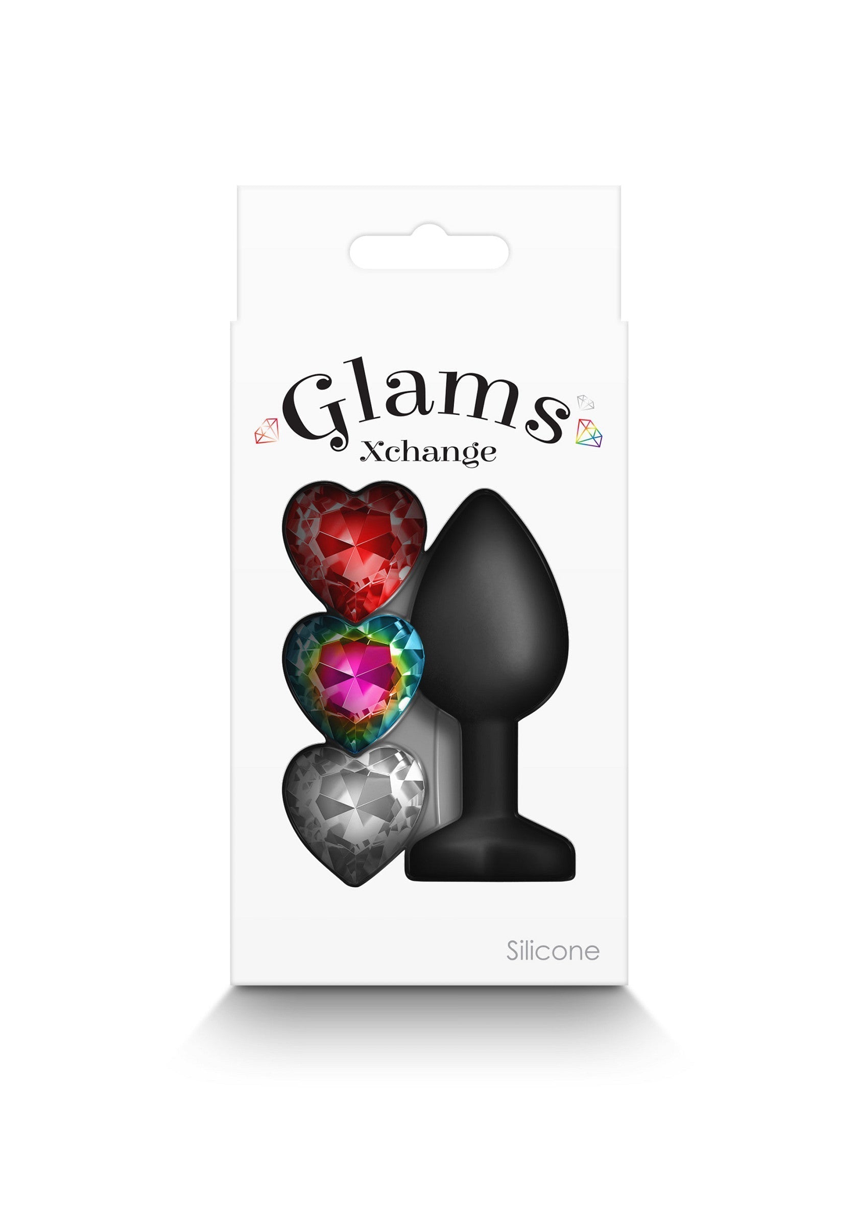 Jouet anal NS Novelties Glams Xchange Heart Small