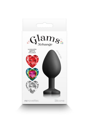 Jouet anal NS Novelties Glams Xchange Heart Medium