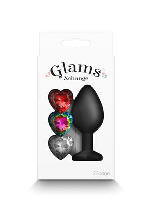 Jouet anal NS Novelties Glams Xchange Heart Medium