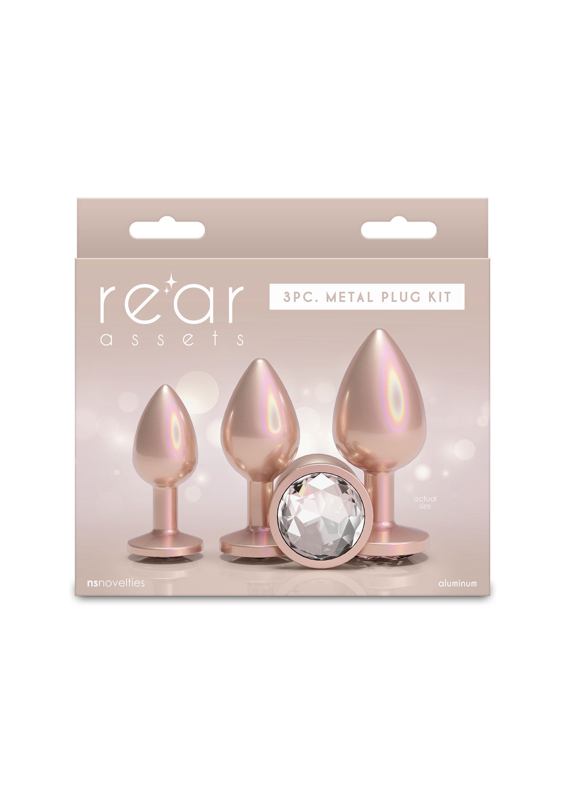 Jouet anal NS Novelties Iridescent Trainer Kit 3 Pcs
