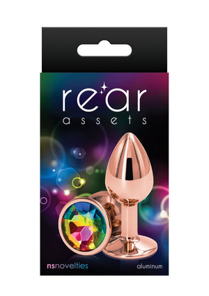 Jouet anal NS Novelties Rear Assets Rose Gold S