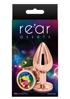 Jouet anal NS Novelties Rear Assets Rose Gold M