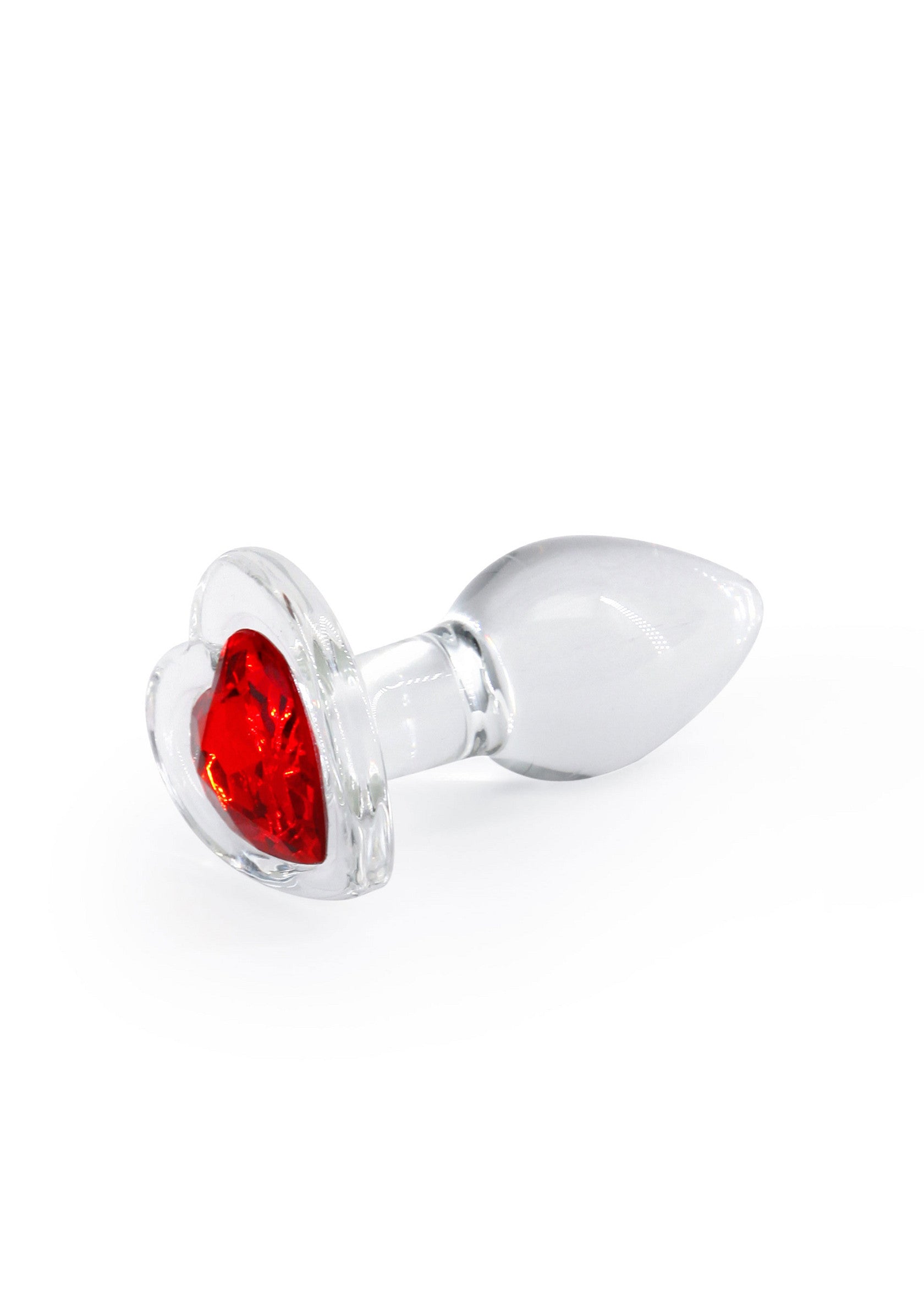 Jouet anal NS Novelties Crystal Desires Red Heart Small