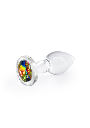 Jouet anal NS Novelties Crystal Desires Rainbow Gem Small