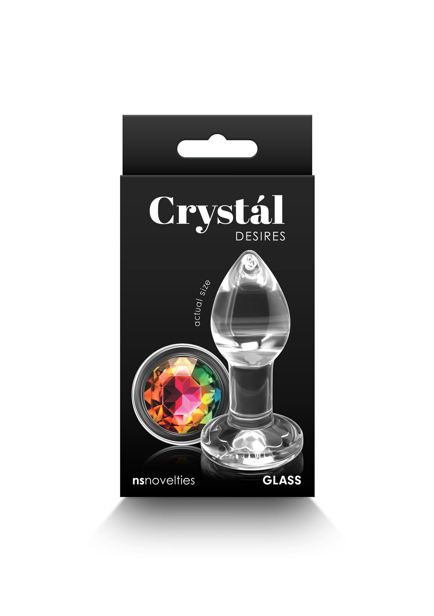 Jouet anal NS Novelties Crystal Desires Rainbow Gem Small