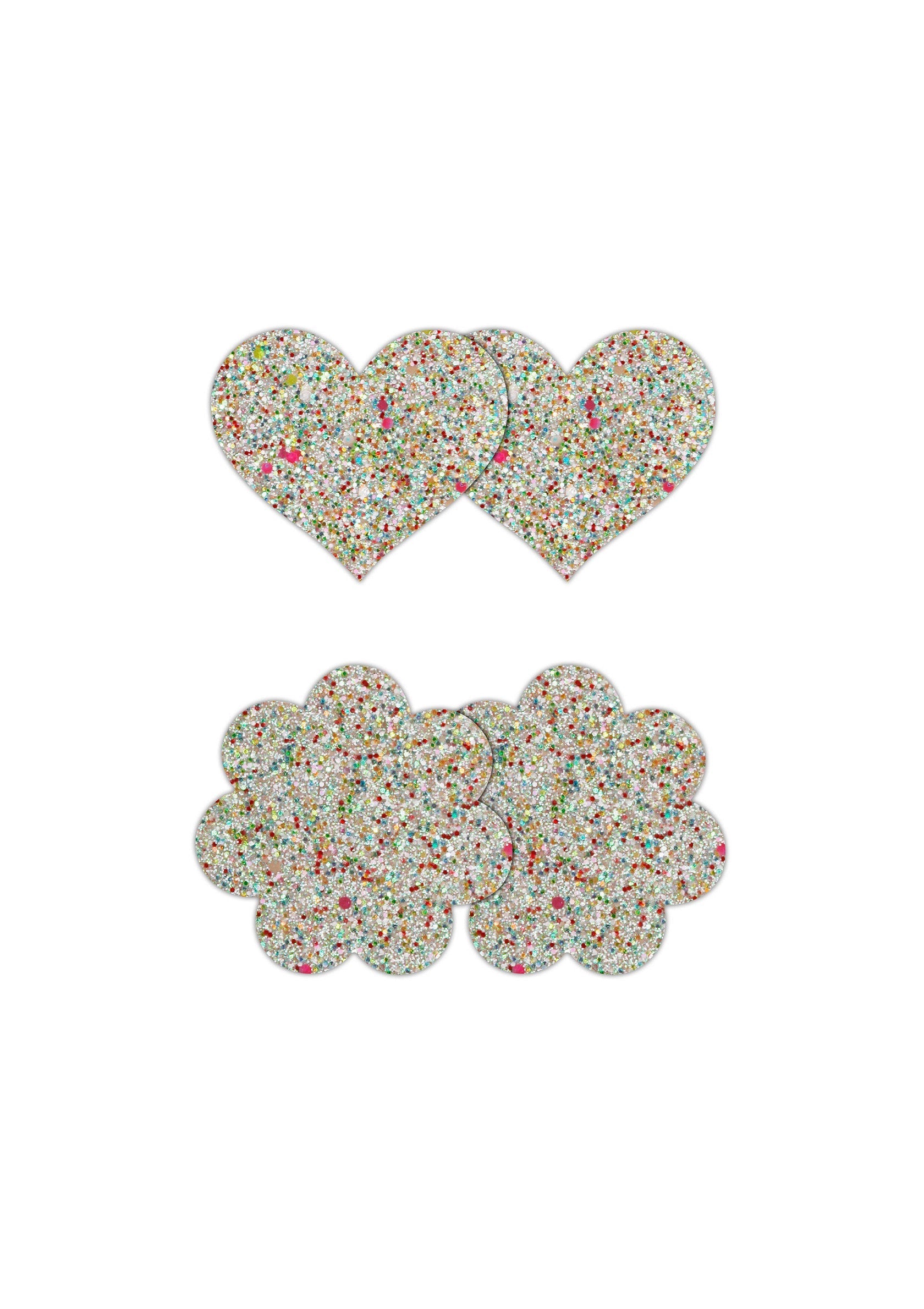 Accessoire BDSM NS Novelties Pasties Heart & Flower 2 Pair